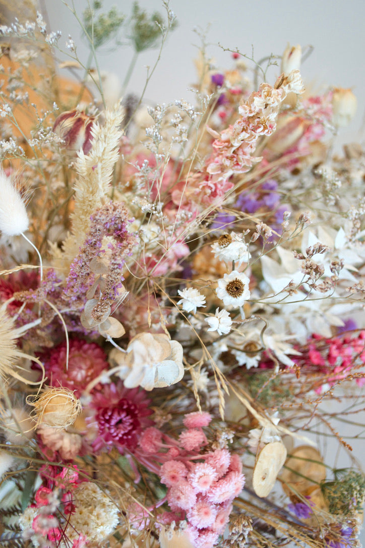 Pink Meadow | Large Dried Floral Bouquet